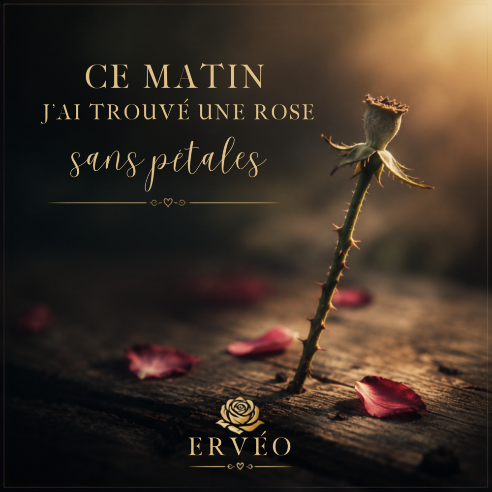 Pochette du single Ce matin j’ai trouvé une rose sans pétales