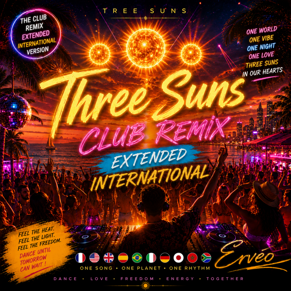 Pochette du remix Three Suns — Club Remix Extended